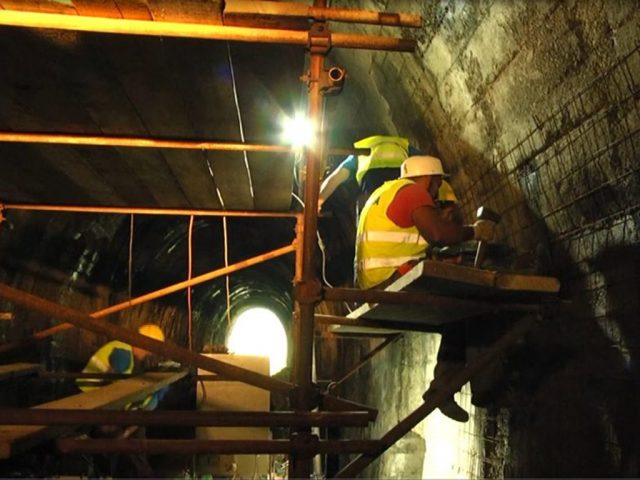 rekonstrukcija tunela na pruzi
