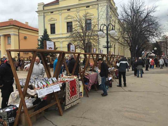 Novogodišnji bazar u Zaječaru