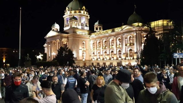 Demonstranti Skupština Srbije